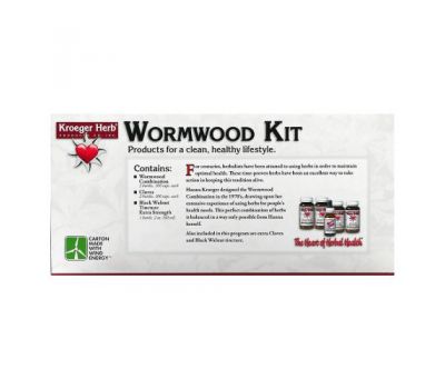 Kroeger Herb Co, Wormwood Kit, 5 Piece Kit