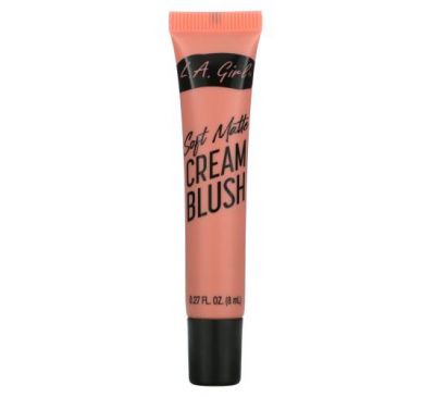 L.A. Girl, Blendable Cheek + Lip Color, Soft Matte Cream Blush, Rosebud, 0.27 fl oz (8 ml)