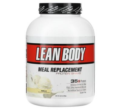 Labrada Nutrition, Lean Body, заменитель пищи с высоким содержанием протеина, со вкусом ванили, 2100 г (4,63 фунта)