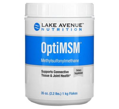 Lake Avenue Nutrition, OptiMSM, хлопья, 992 г (2,2 фунта) (35 унций)