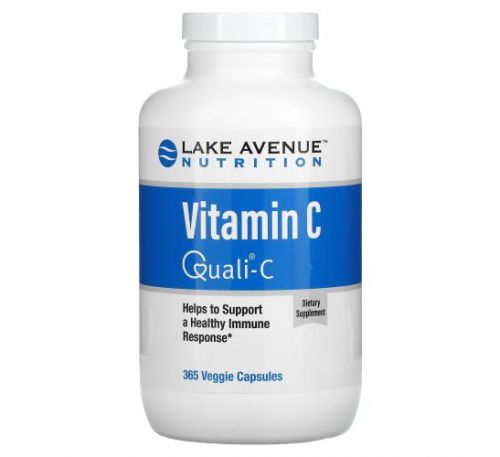 Lake Avenue Nutrition, вітамін C із Quali-C, 1000 мг, 365 рослинних капсул