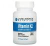 Lake Avenue Nutrition, вітамін K2 (у вигляді менахінону-7), 50 мкг, 120 рослинних капсул