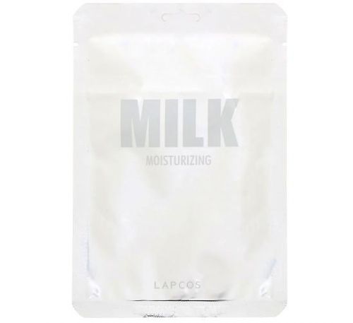 Lapcos, Milk Sheet Beauty Mask, Moisturizing,  1 Sheet, 1.01 fl oz (30 ml)