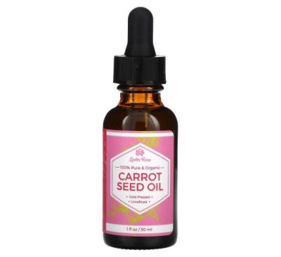 Leven Rose, 100% Pure & Organic, Carrot Seed Oil, 1 fl oz (30 ml)
