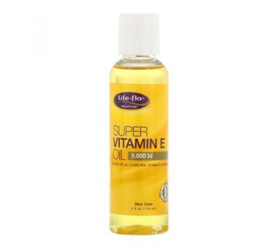 Life-flo, Super Vitamin E Oil, 5,000 IU, 4 fl oz (118 ml)