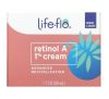Life-flo, ретинол A (1 %), покращений відновлювальний крем, 50 мл (1,7 унції)