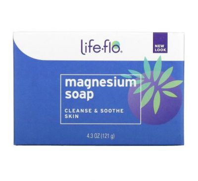 Life-flo, тверде мило з магнієм, 121 г (4,3 унції)