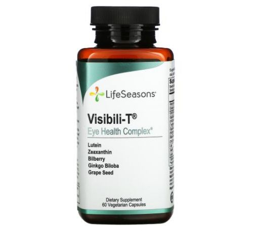 LifeSeasons, Visibili-T, Eye Health Complex, 60 Vegetarian Capsules