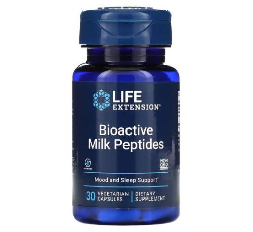 Life Extension, Bioactive Milk Peptides, 30 Vegetarian Capsules
