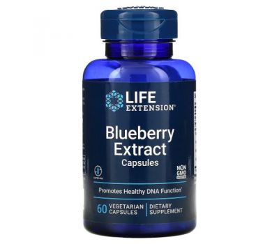 Life Extension, Blueberry Extract Capsules, 60 Vegetarian Capsules