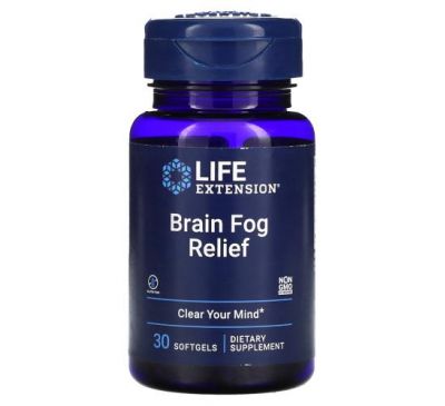 Life Extension, Brain Fog Relief, 30 Softgels