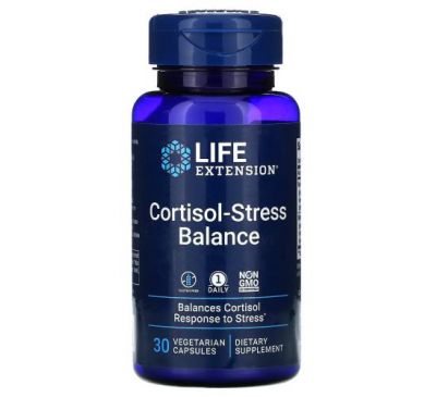 Life Extension, Cortisol-Stress Balance, 30 Vegetarian Capsules