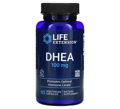 Life Extension, DHEA, 100 mg, 60 Vegetarian Capsules