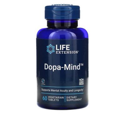 Life Extension, Dopa-Mind, 60 Vegetarian Tablets