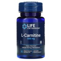Life Extension, L-Carnitine, 500 mg, 30 Vegetarian Capsules
