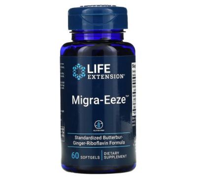 Life Extension, Migra-Eeze, 60 Softgels