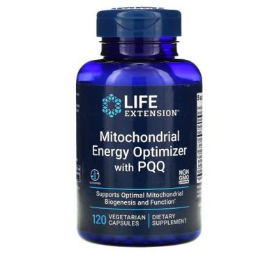 Life Extension, Mitochondrial Energy Optimizer with PQQ, 120 Vegetarian Capsules