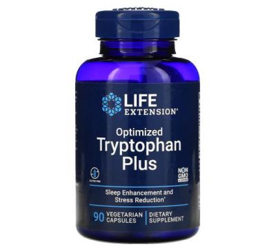 Life Extension, Optimized Tryptophan Plus, 90 Vegetarian Capsules