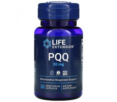 Life Extension, PQQ , 20 mg, 30 Vegetarian Capsules