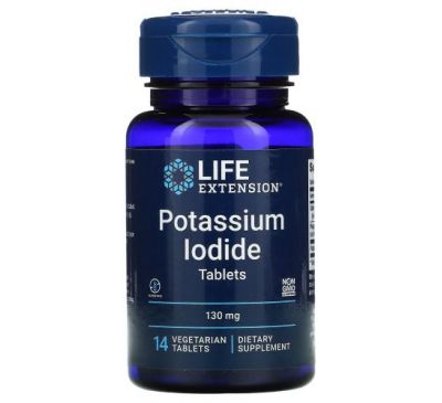 Life Extension, Potassium Iodide Tablets, 130 mg, 14 Tablets