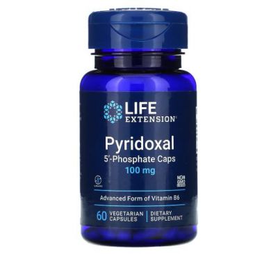 Life Extension, Pyridoxal 5'-Phosphate Caps, 100 mg, 60 Vegetarian Capsules
