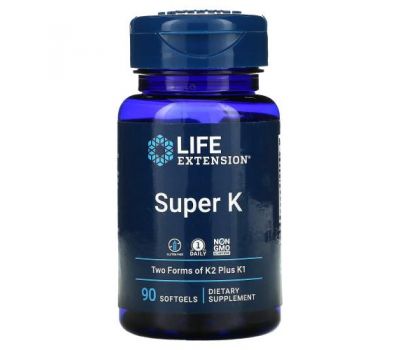 Life Extension, «Super K», 90 капсул