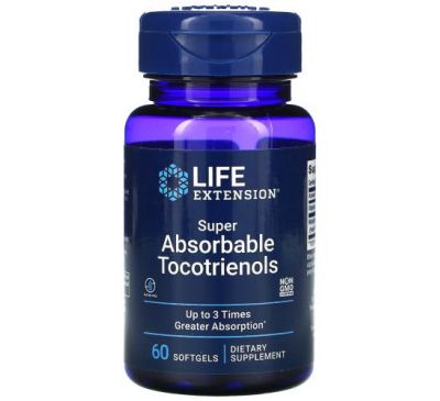 Life Extension, Super Absorbable Tocotrienols, 60 Softgels