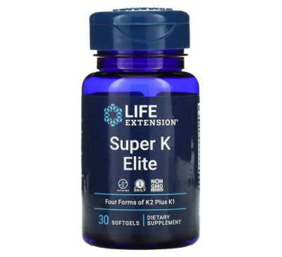 Life Extension, Super K Elite, 30 Softgels