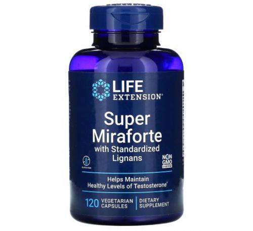 Life Extension, Super Miraforte with Standardized Lignans, 120 Vegetarian Capsules