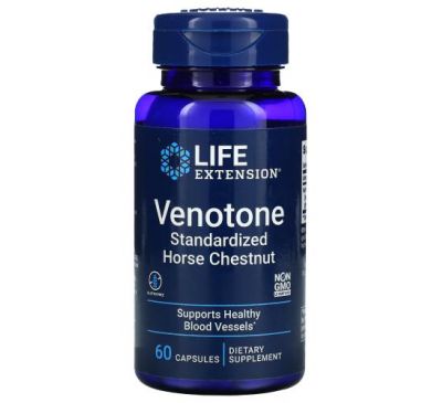 Life Extension, Venotone, Standardized Horse Chestnut, 60 Capsules