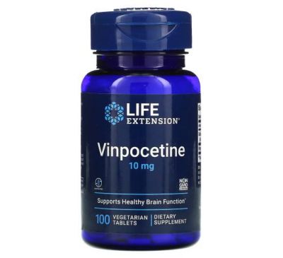 Life Extension, Vinpocetine, 10 mg, 100 Vegetarian Tablets