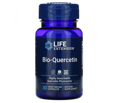Life Extension, біокверцетин, 30 вегетаріанських капсул
