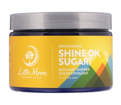 Little Moon Essentials, Shine On, Sugar!, Brightening Bath and Shower Sugar Exfoliant, 13 oz (369 fl)