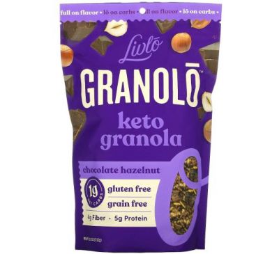 Livlo, Granolo, Keto Granola, Chocolate Hazelnut, 11 oz (312 g)