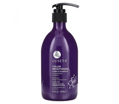 Luseta Beauty, Color Brightening, Purple Shampoo, 16.9 fl oz (500 ml)