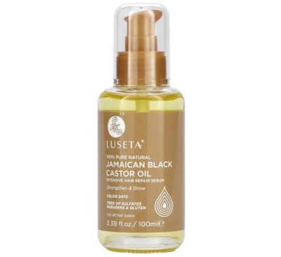 Luseta Beauty, Jamaican Black Castor Oil, Intensive Hair Serum, 3.38 fl oz (100 ml)