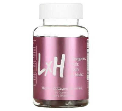 LxH, біотин і колаген, 60 жувальних таблеток