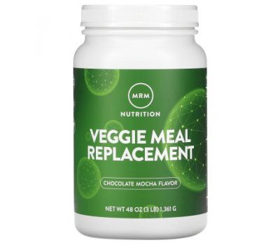 MRM, Veggie Meal Replacement, Chocolate Mocha, 3 lb (1,361 g)