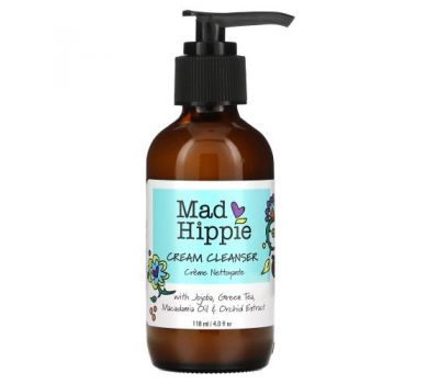 Mad Hippie, очищающий крем,13 активных веществ, 118 мл (4 жидк. унции)