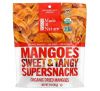 Made in Nature, органічні сушені плоди манго, солодкі й пікантні суперснеки, 85 г (3 унції)