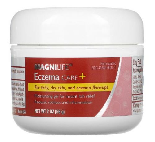 MagniLife, Eczema Care+, Moisturizing Gel, 2 oz (56 g)