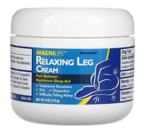 MagniLife, Relaxing Leg Cream, 4 oz (113 g)