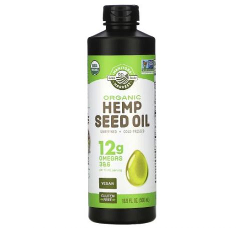Manitoba Harvest, Organic Hemp Seed Oil, 16.9 fl oz (500 ml)