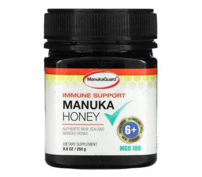 ManukaGuard, поддержка иммунитета, мед манука, MGO 100, 250 г (8 унций)