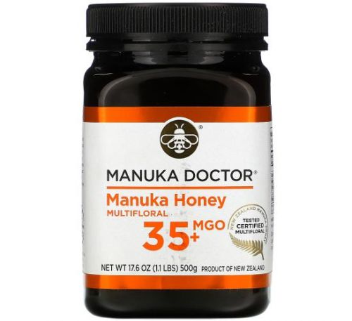 Manuka Doctor, Manuka Honey Multifloral, MGO 35+, 17.6 oz (500 g)