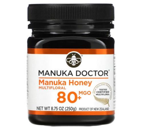 Manuka Doctor, Manuka Honey Multifloral, MGO 80+, 8.75 oz (250 g)