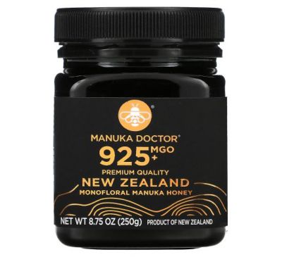 Manuka Doctor, Монофлорный мед манука, MGO 925+, 250 г (8,75 унции)