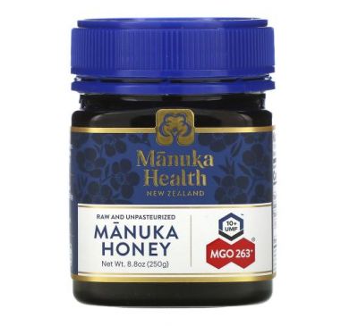 Manuka Health, Мед манука, MGO 250+, 250 г (8,8 унции)