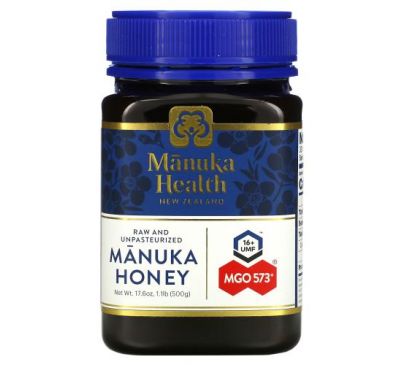 Manuka Health, мед манука, MGO 573+, 500 г (17,6 унции)