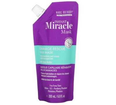 Marc Anthony, Instant Miracle Mask, Damage Rescue Hair Mask, 6.8 fl oz (200 ml)